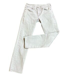 Levi's 511 Jeans Light Gray Straight Slim 5-Pocket 29x32 (*30x30) #206M